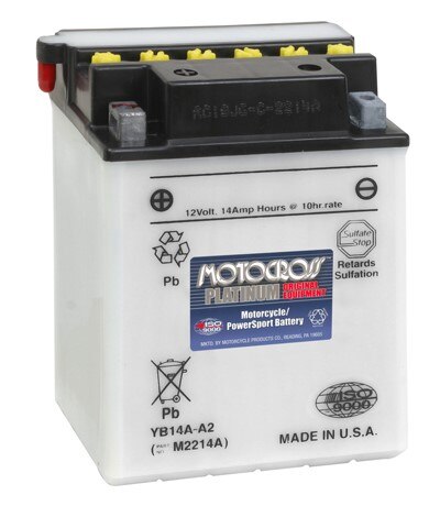 Mighty Max YB14L-A2 12V 12Ah Battery – For Honda CB750K Four 1969-1982 & More