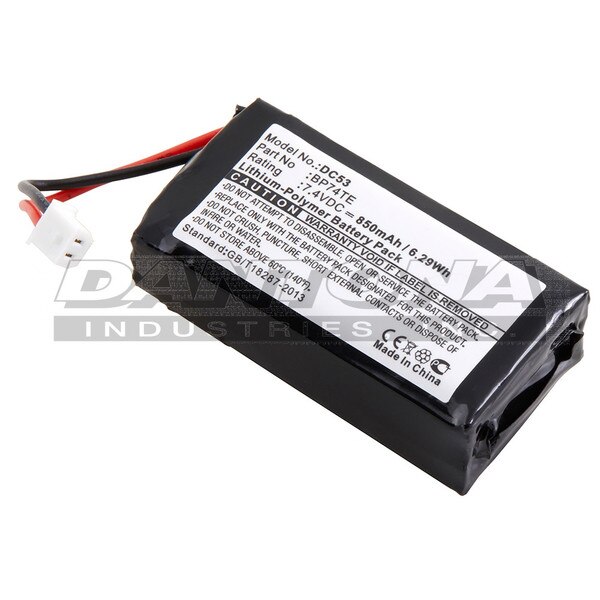 Dogtra BP37T3P Replacement Transmitter Battery For IQ Plus Iq Mini 200c 280c Combo Black
